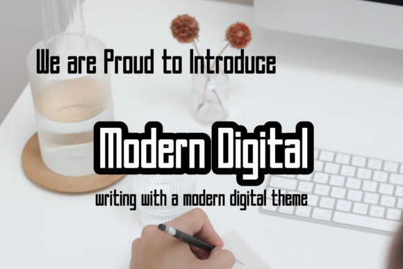 A Modern Digital Font for Editorial Design