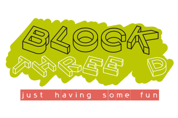 Block3D: A Modern Font for Professional Branding