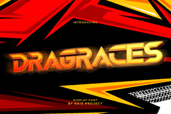 Dragraces: A Display Font for Bold Branding
