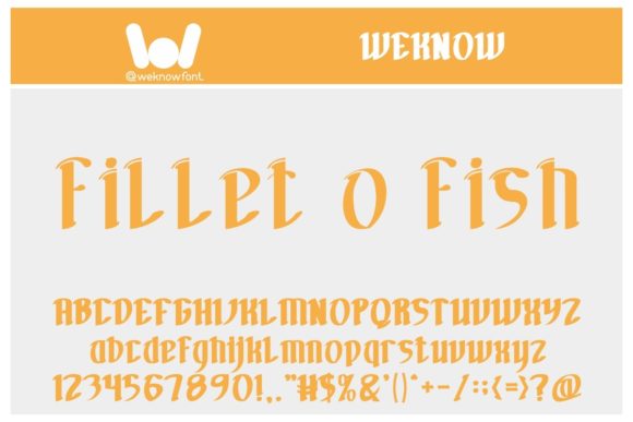 Fillet O Fish: A Chic Display Font for Editorial Design