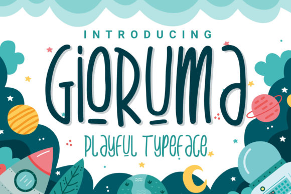 Gioruma: A Playful Display Font for Editorial Design