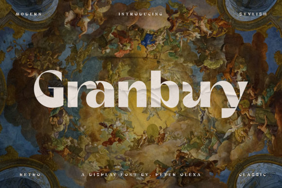 Granbury Font for Bold Brand Visuals
