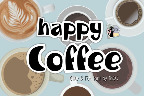 Happy Coffee: A Chic Display Font for Editorial Design