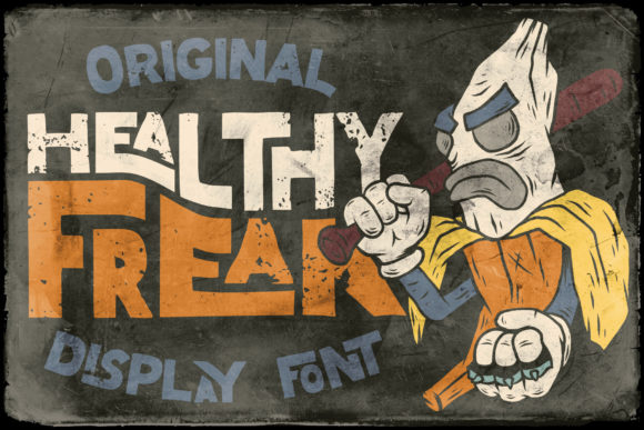Healthy Freak Font for Web Design
