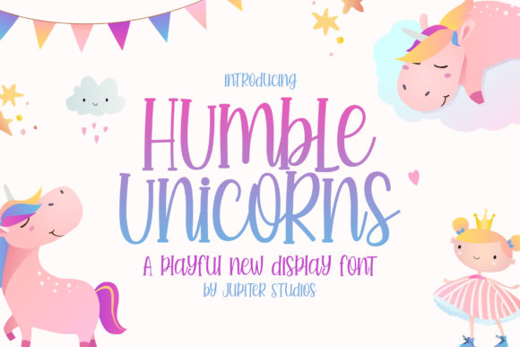 Humble Unicorns Font for Creative Crafting