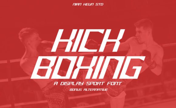 Kick Boxing Font for High-Impact Campaigns