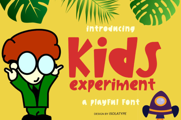 Kids Experiment Font for Web Design Projects