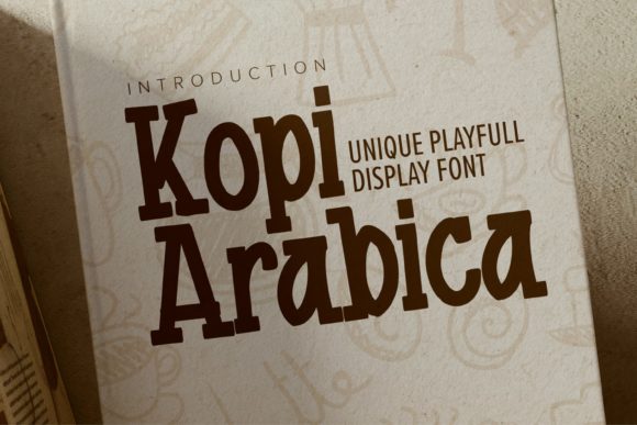 Kopi Arabica Font for Editorial Design