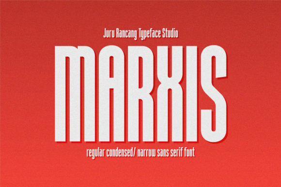 Marxis Font for Editorial Design