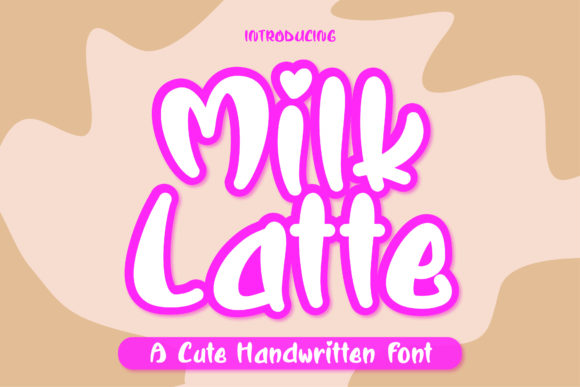 Milk Latte: A Chic Display Font for Modern Campaigns