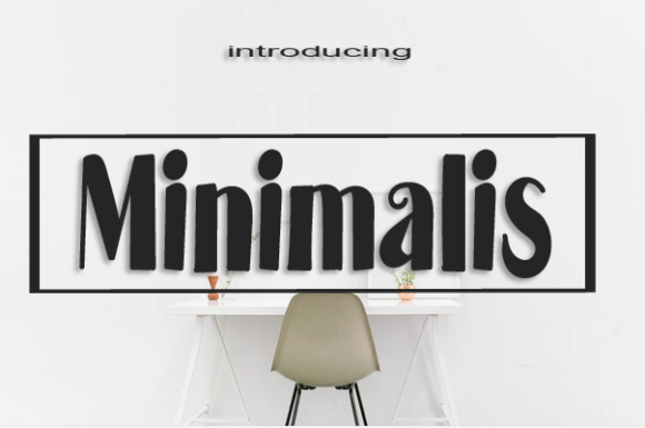 Minimalis Font for Modern Web Design