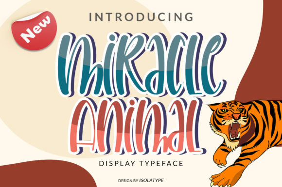 Miracle Animal Font for Modern Web Design