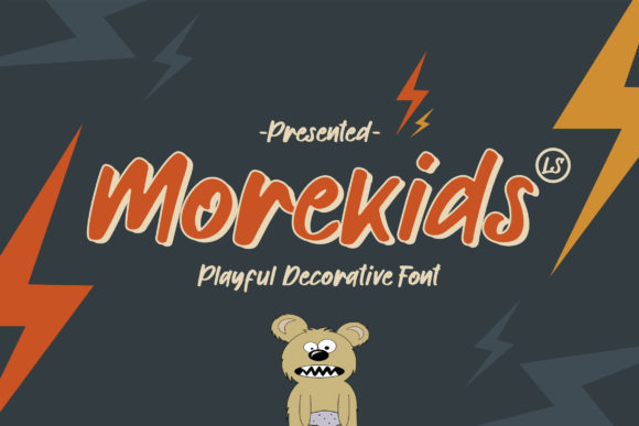 Morekids Font for Campaign Creatives
