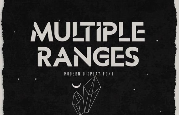 Multiple Ranges Display Font for Web Design