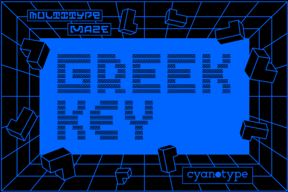 MultiType Maze Greek Key for Modern Branding Projects