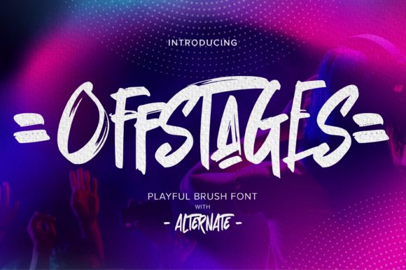 Offstages: A Futuristic Font for Bold Branding