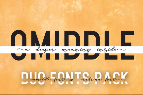 Omiddle: A Display Font for Bold Visual Statements