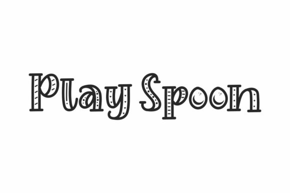 Play Spoon: A Fun Display Font for Digital Creativity