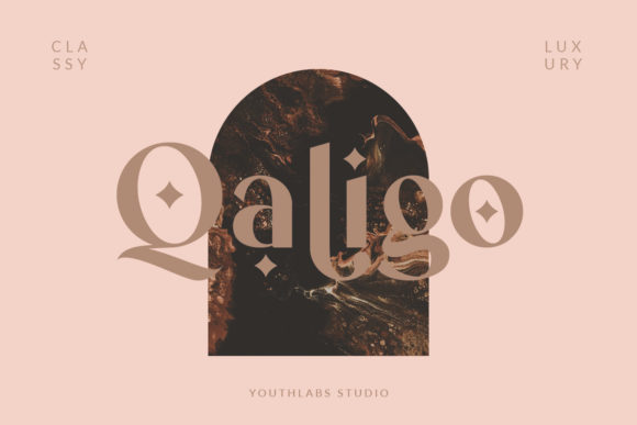 Qaligo: A Modern Display Font for Editorial Elegance
