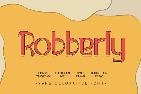 Robberly: A Cool and Casual Display Font for Modern Branding
