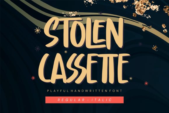 Stolen Cassette Font for Web Design Projects