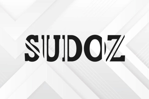 Sudoz Font for Web Design and Brand Identity