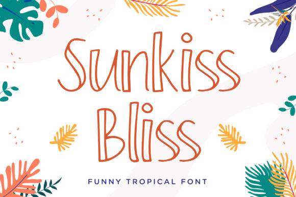 Sunkiss Bliss: A Summer-Inspired Display Font for Web Design