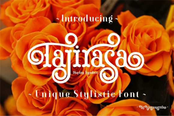 Tajirasa Display Font for Web Design