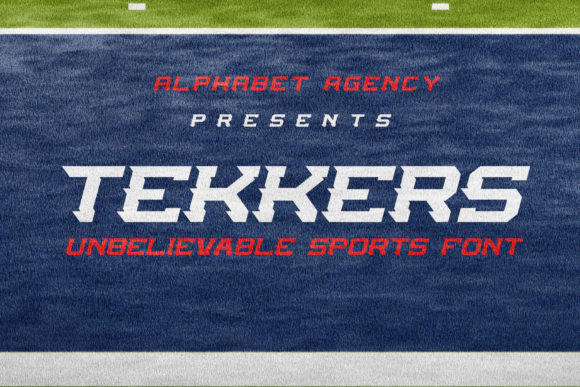 Tekkers2: A Sporty Display Font for Bold Web Design