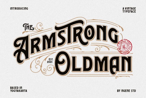 The Armstrong Oldman: A Vintage Font for Strong Branding