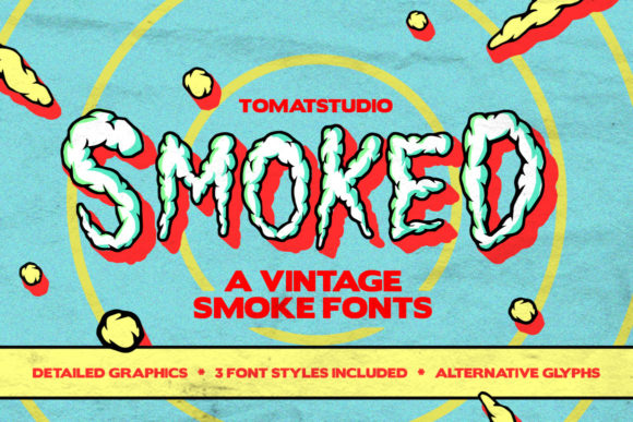Vintage Smoked: A Display Font for Editorial Charm