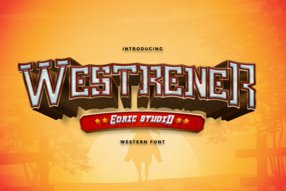 Westrener: A Bold Display Font for Eye-Catching Branding