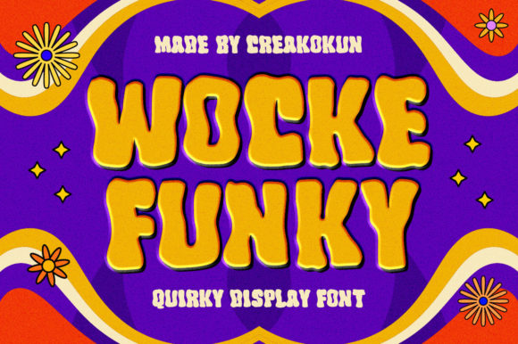 Wocke Funky Font for Handmade Creations
