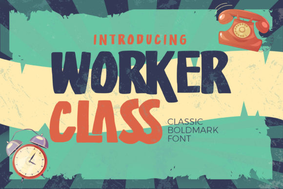 Worker Class: A Bold Typeface for Editorial Projects